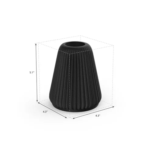 Cone table lamp for Lightguide bulbs (Black)
