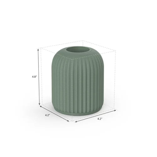 Dome table lamp for Lightguide bulbs (Sage)