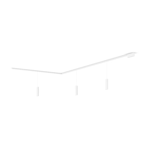 Perifo L-shaped ceiling base kit (3 pendants)