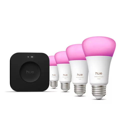 Starter kit: 4 E26 color-capable bulbs + Bridge Pro