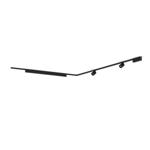 Perifo L-shaped ceiling base kit (2 spots, 1 light bar)