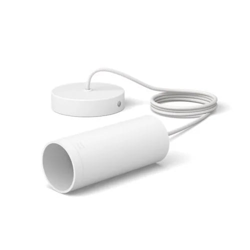 White pendant cord