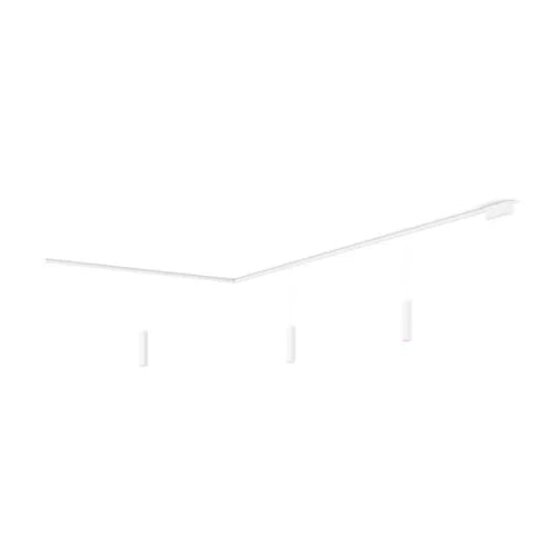 Perifo L-shaped ceiling base kit (3 pendants)