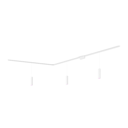 Perifo L-shaped ceiling base kit (3 pendants)